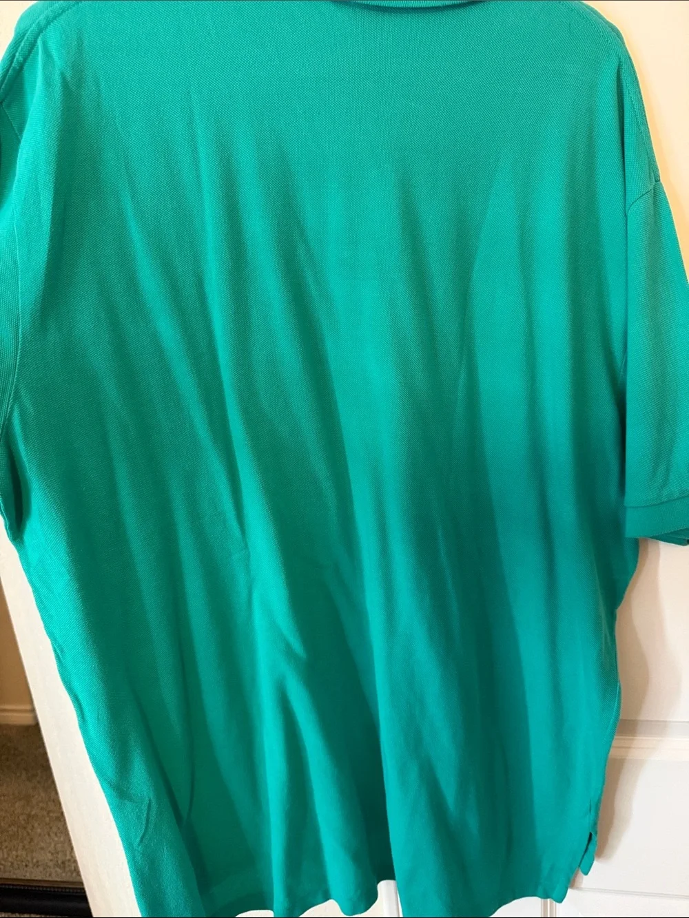 Polo by Ralph Lauren Men’s Teal Polo with Yellow Pony